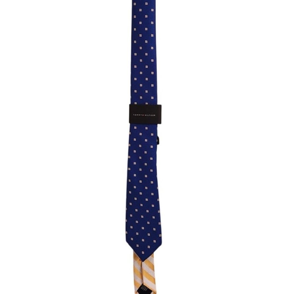 NWT Boy's Tommy Hilfiger Blue And Yellow Tie One Size